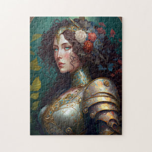 Lady Knight Warrior Armor Fantasy Art Legpuzzel