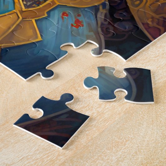 Lady Knight Warrior Armor Fantasy Art Legpuzzel (Zijkant)