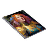 Lady Knight Warrior Armor Fantasy Art Notitieboek (Rechterzijde)