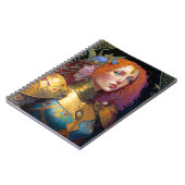 Lady Knight Warrior Armor Fantasy Art Notitieboek (Linkerzijde)