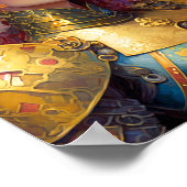 Lady Knight Warrior Armor Fantasy Art Poster (Hoek)