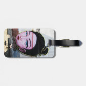 Lady Lao Graffiti Street Art Bagagelabel (Achterkant horizontaal)