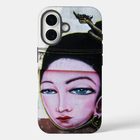 Lady Lao Graffiti Street Art Case-Mate iPhone Case (Achterkant)