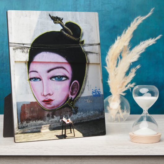 Lady Lao Graffiti Street Art Fotoplaat (Zijkant)