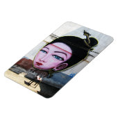 Lady Lao Graffiti Street Art Magneet (Linkerzijde)