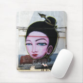 Lady Lao Graffiti Street Art Muismat (Met muis)