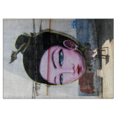 Lady Lao Graffiti Street Art Snijplank (Voorkant)