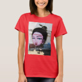 Lady Lao Graffiti Street Art T-shirt (Voorkant)