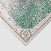  Lady Lavender Garden Franse Lijst Arch Tissuepapier (Detail)