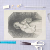 -Lady Lavinia Black- en witteboardpapier Tissuepapier (Craft)