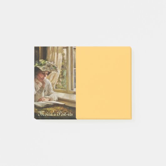 Lady Leading door een venster Post-it® Notes (Voorkant)
