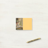Lady Leading door een venster Post-it® Notes (Op bureau)