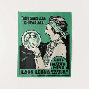  Lady Leona Psychic Marvel Tapestry Wandkleed