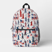 Lady Liberty 1 Bedrukte Rugzak (Voorkant)