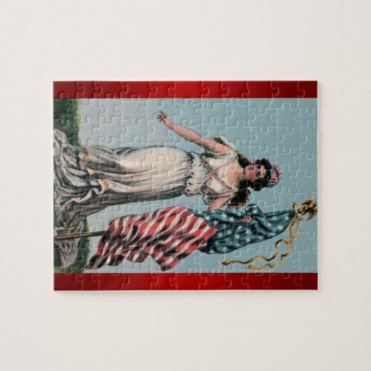Lady Liberty 1 Legpuzzel (Horizontaal)
