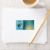 Lady Liberty Address Label (Insitu)