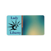 Lady Liberty Address Label (Voorkant)