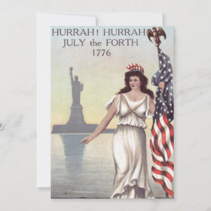 Lady Liberty Amerikaanse vlag Statue of Liberty Kaart