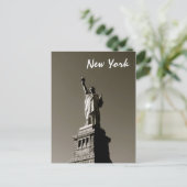 Lady Liberty (B&W) Briefkaart (Staand voorkant)
