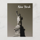 Lady Liberty (B&W) Briefkaart (Voorkant)