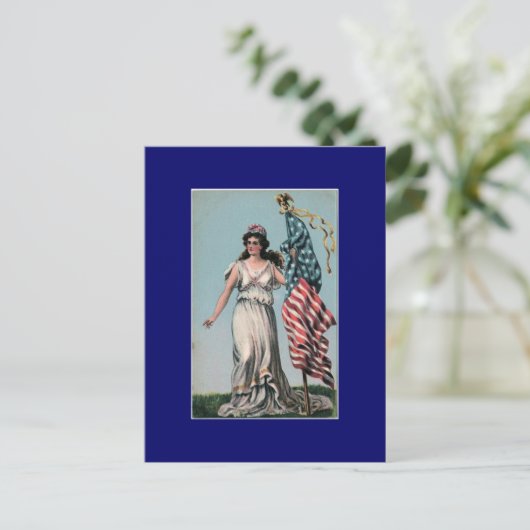 Lady Liberty Briefkaart (Staand voorkant)