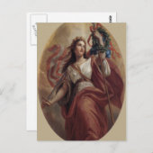 Lady Liberty Briefkaart (Voorkant / Achterkant)