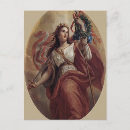 Lady Liberty Briefkaart (Voorkant)