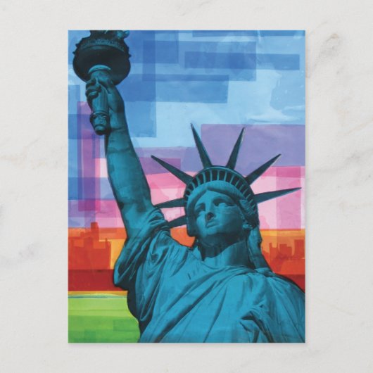 Lady Liberty Briefkaart (Voorkant)