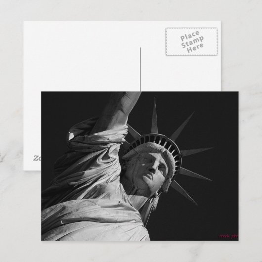 Lady Liberty Briefkaart (Voorkant / Achterkant)