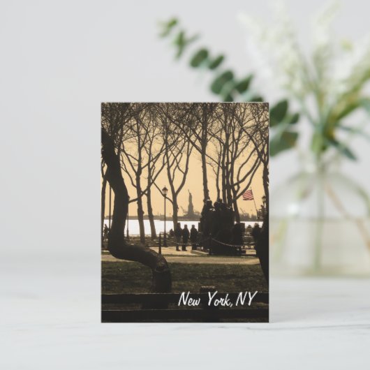 Lady Liberty Briefkaart (Staand voorkant)