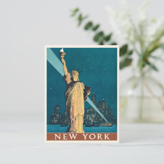  Lady Liberty Briefkaart (Staand voorkant)
