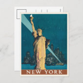 Lady Liberty Briefkaart (Voorkant / Achterkant)