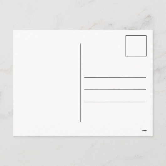 Lady Liberty Briefkaart (Achterkant)