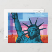 Lady Liberty Briefkaart (Voorkant / Achterkant)