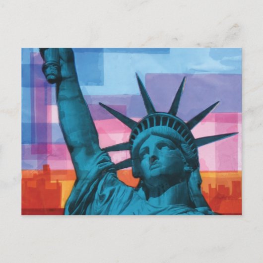 Lady Liberty Briefkaart (Voorkant)