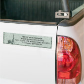 LADY LIBERTY BUMPERSTICKER QUOTE - JEFFERSON PISTO (Op Truck)