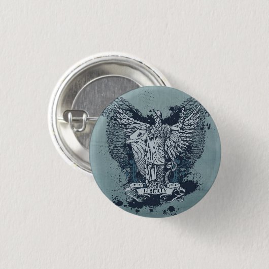 Lady Liberty Button (Voorkant /achterkant)