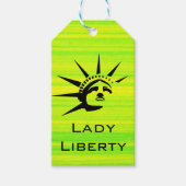 Lady Liberty Cadeaulabel (Voorkant)