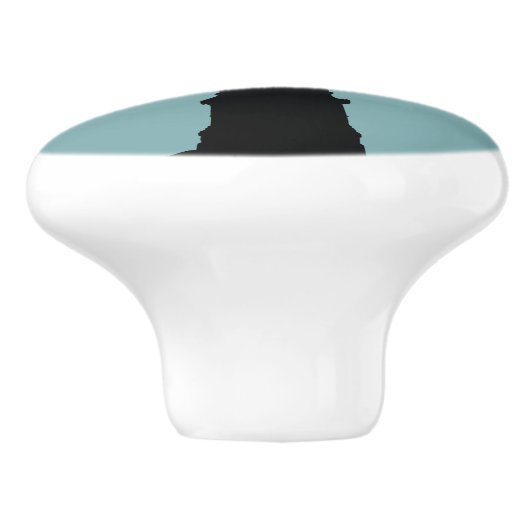 Lady Liberty Ceramic Knob Keramische Knop (Zijkant)