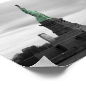 Lady Liberty en NY skyline Poster (Hoek)