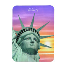 Lady Liberty en Sunrise