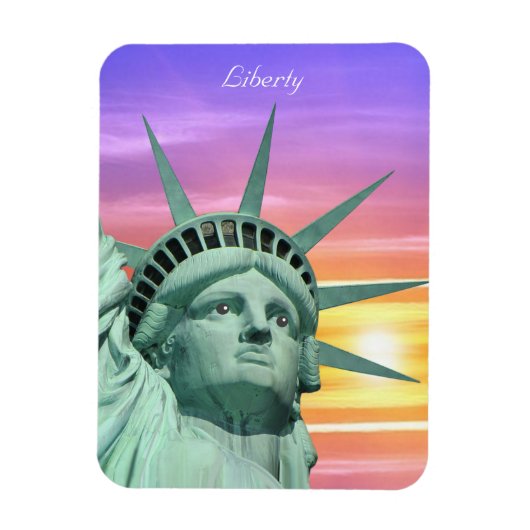 Lady Liberty en Sunrise Magneet (Verticaal)