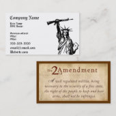 Lady Liberty FFL dealer visitekaartje 2 (Voorkant / Achterkant)