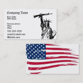 Lady Liberty FFL dealer visitekaartje 3 (Voorkant / Achterkant)