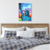 Lady Liberty Fine Art Print (Insitu (Slaapkamer))