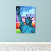 Lady Liberty Fine Art Print (Insitu (Houten vloer))