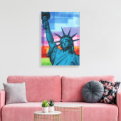 Lady Liberty Fine Art Print (Insitu (Woonkamer))