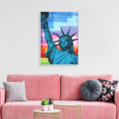 Lady Liberty Fine Art Print (Insitu (Woonkamer))