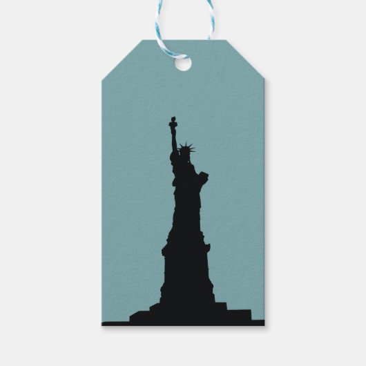 Lady Liberty Gift Label Cadeaulabel (Voorkant)