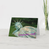 Lady Liberty heeft een pauze. NYC - H-kaart Kaart (Voorkant)